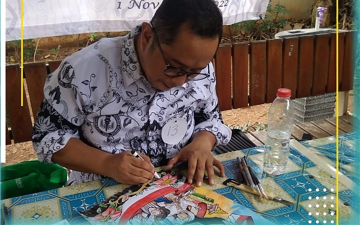 Juara 1 Lomba Melukis HUT PGRI