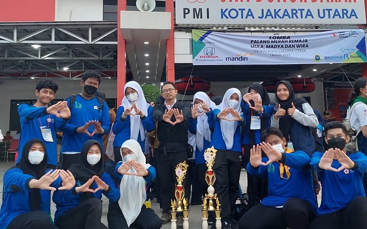 PMR Menjuarai Perlombaan di PMI Jakarta Utara